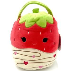 Squishmallow 8” Plush Scarlet the Strawberry Valentines NWT